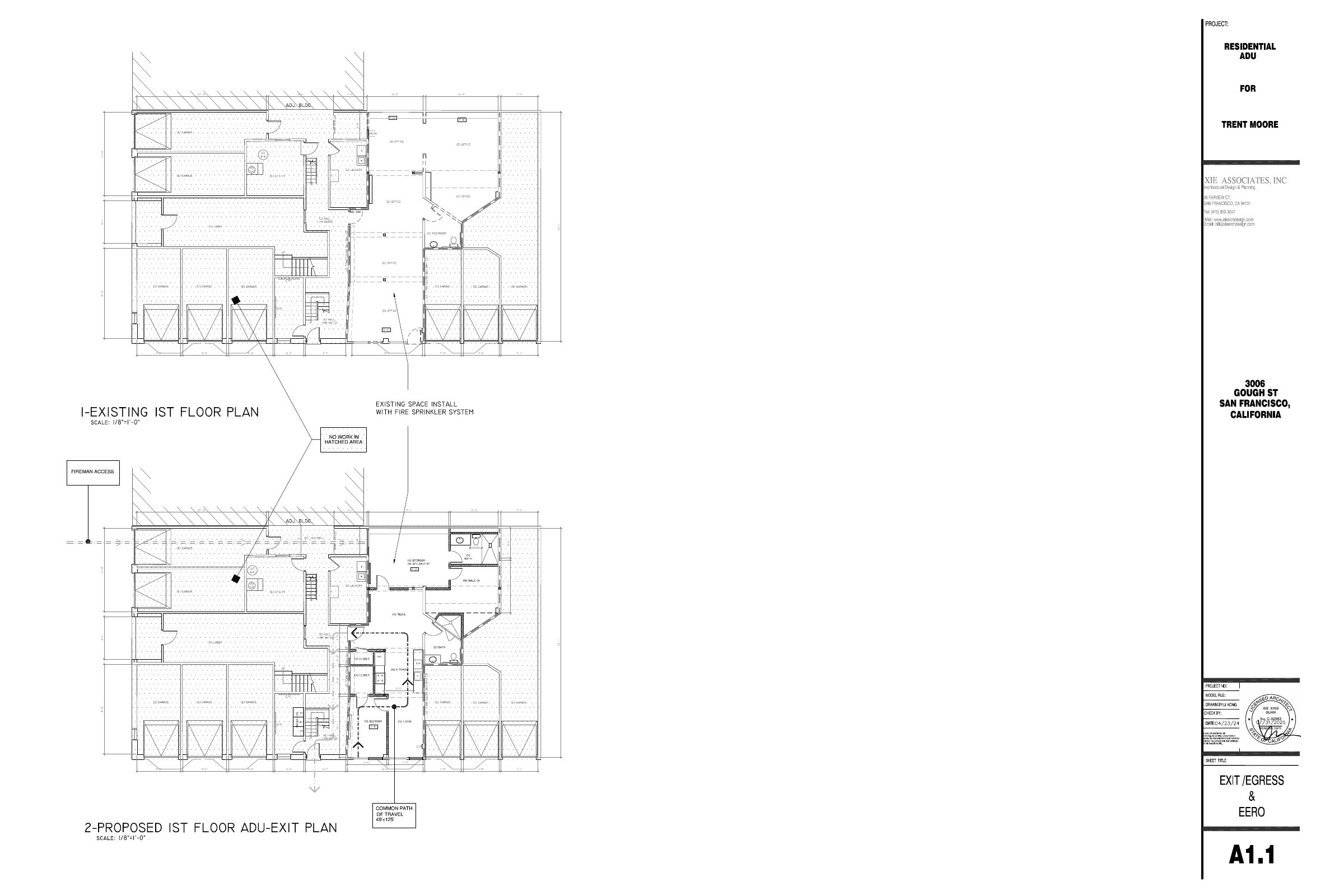 Floor Plan of 3006 Gough St