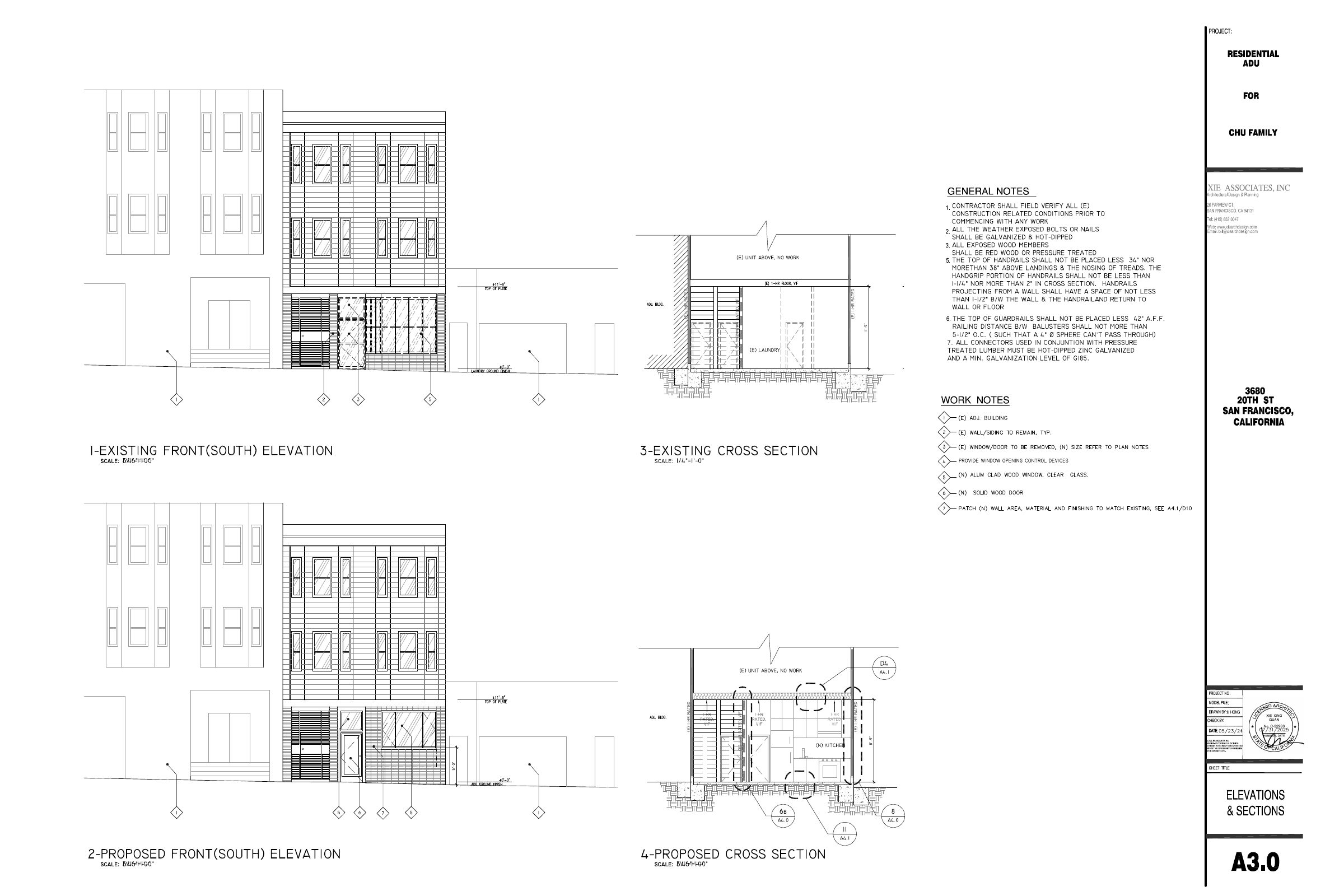 Elevation of 3680 20Th St