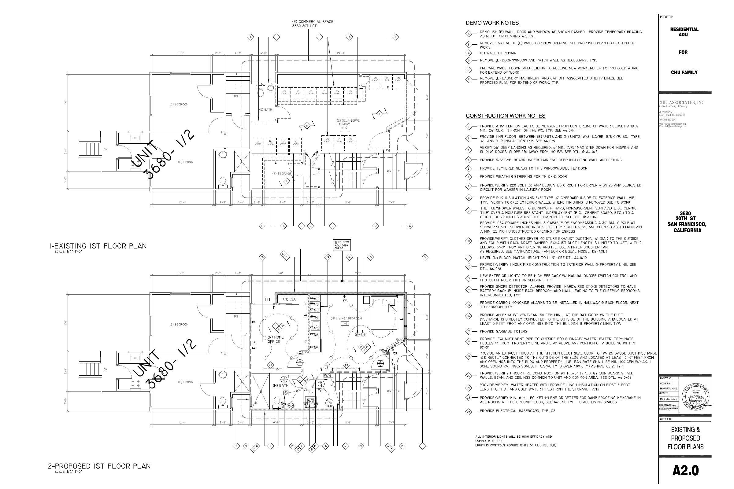 Floor Plan of 3680 20Th St