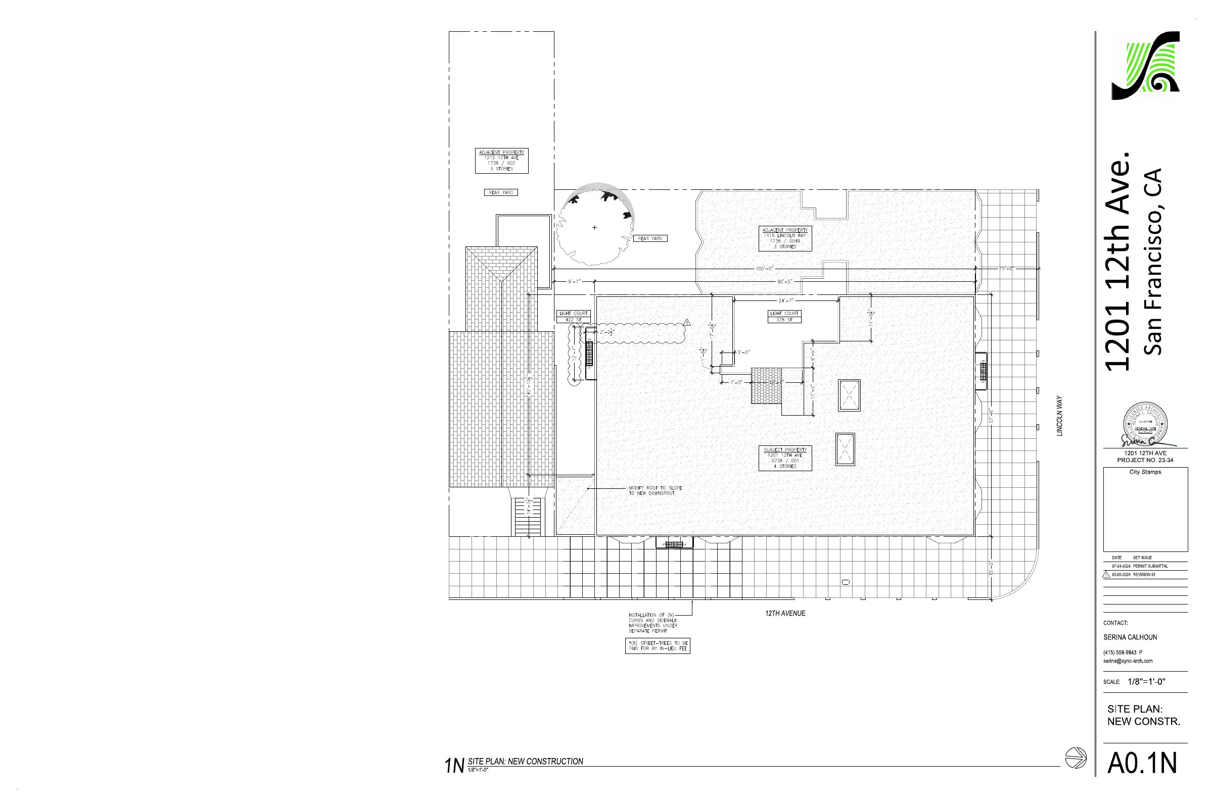 Site Plan of 1201 12Th Ave