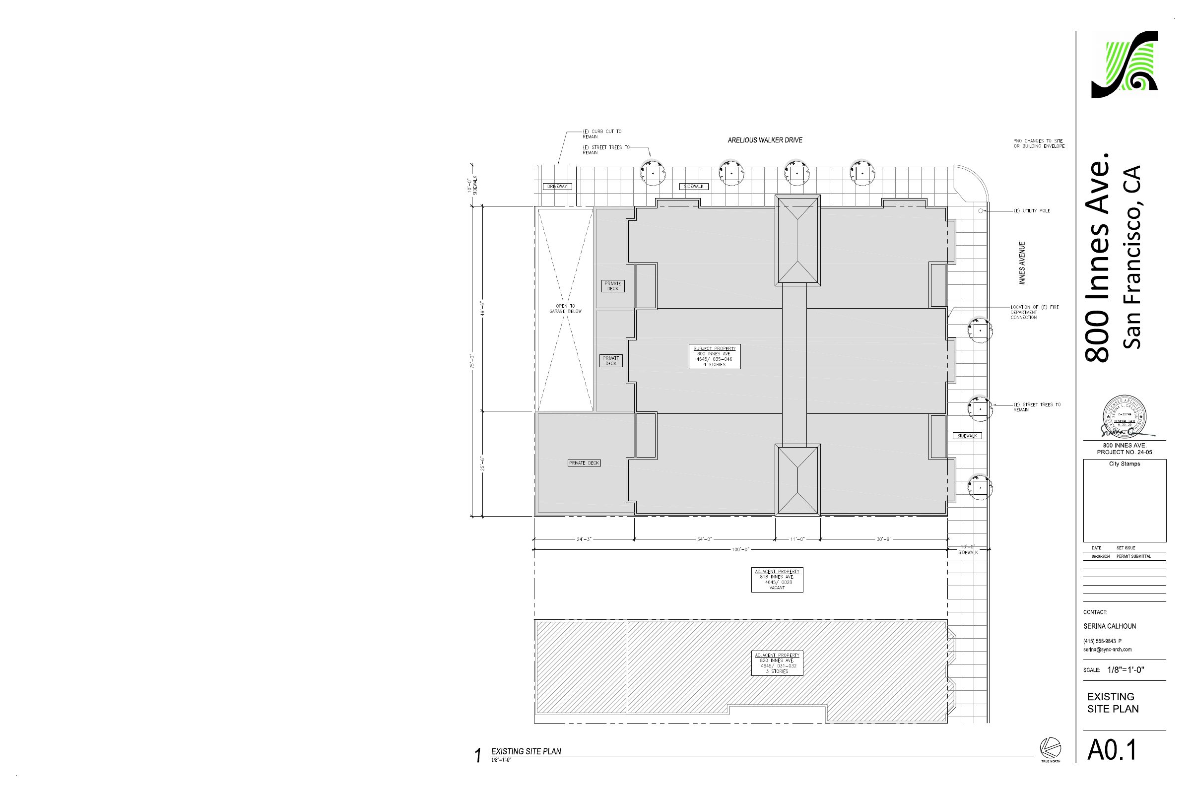 Site Plan of 800 Innes Ave 10