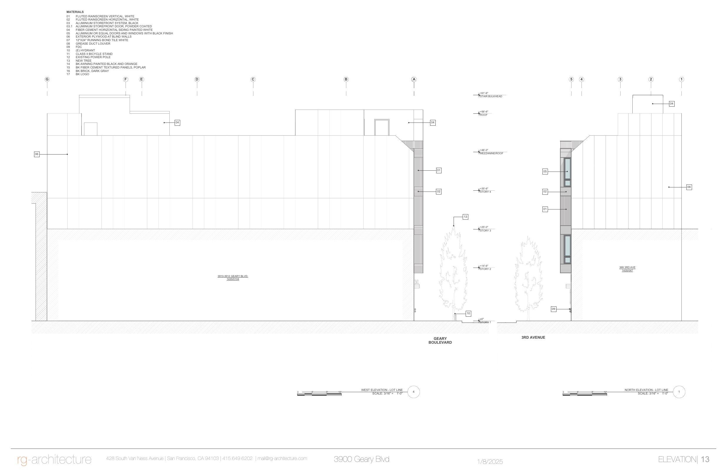 Elevation of 3900 Geary Blvd