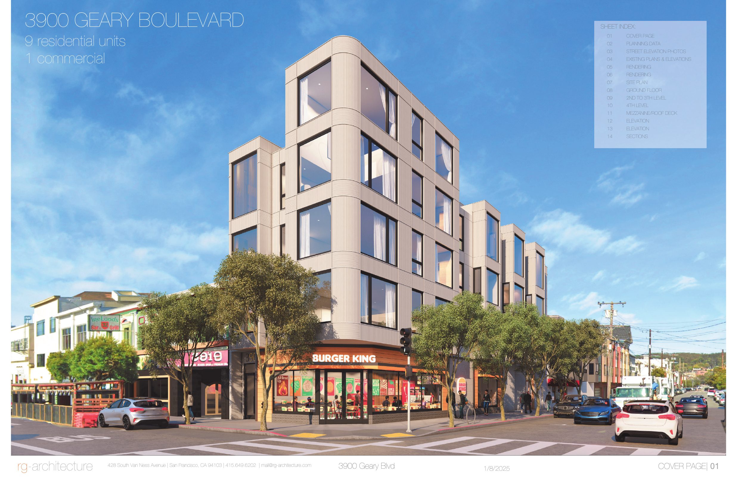 Rendering of 3900 Geary Blvd