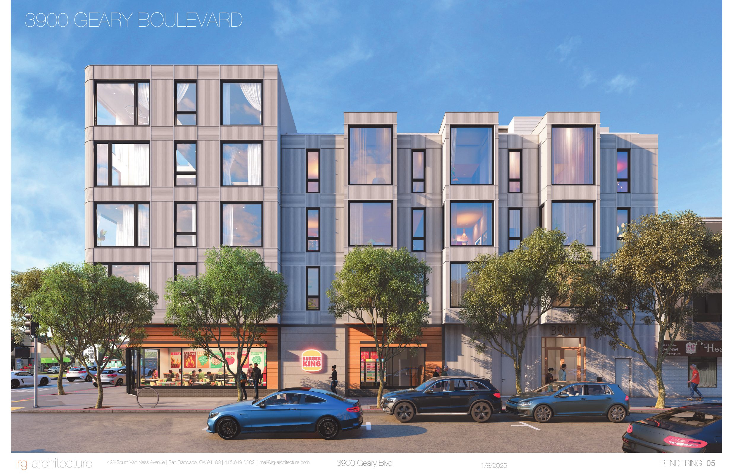 Rendering of 3900 Geary Blvd