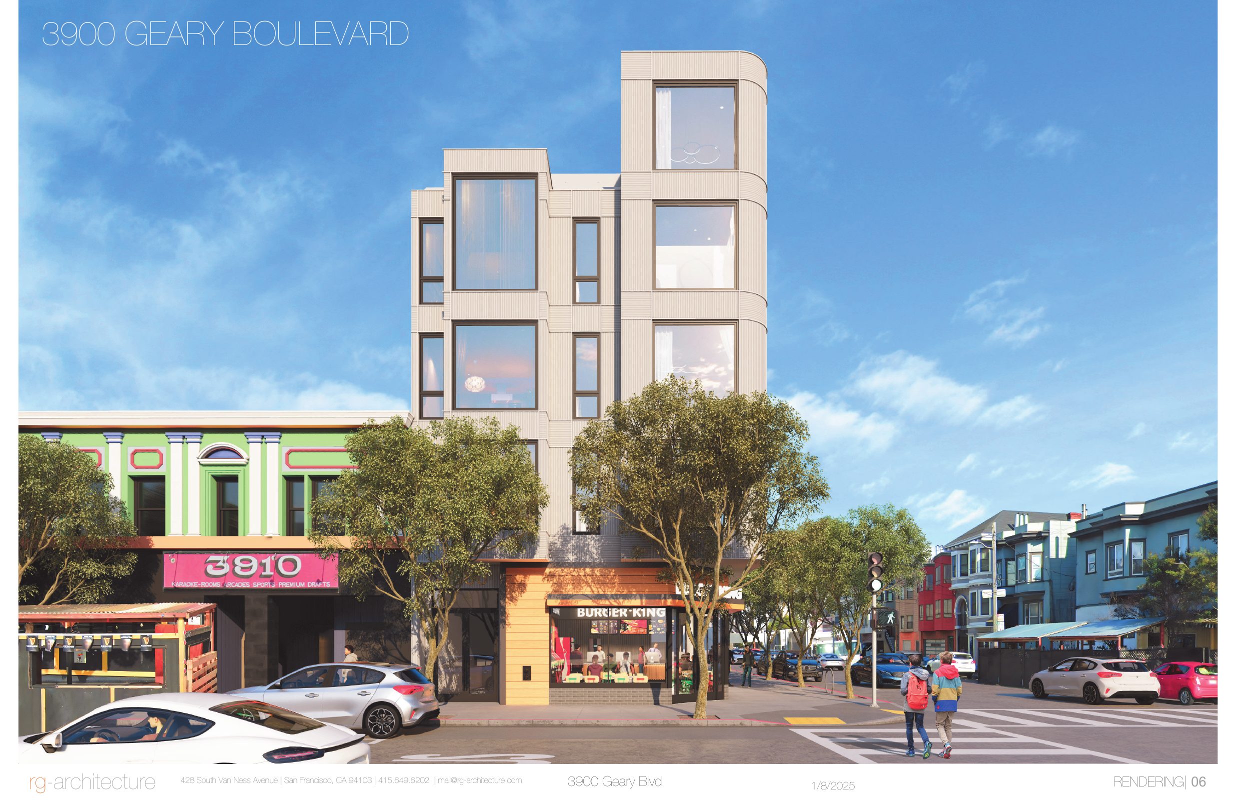 Rendering of 3900 Geary Blvd