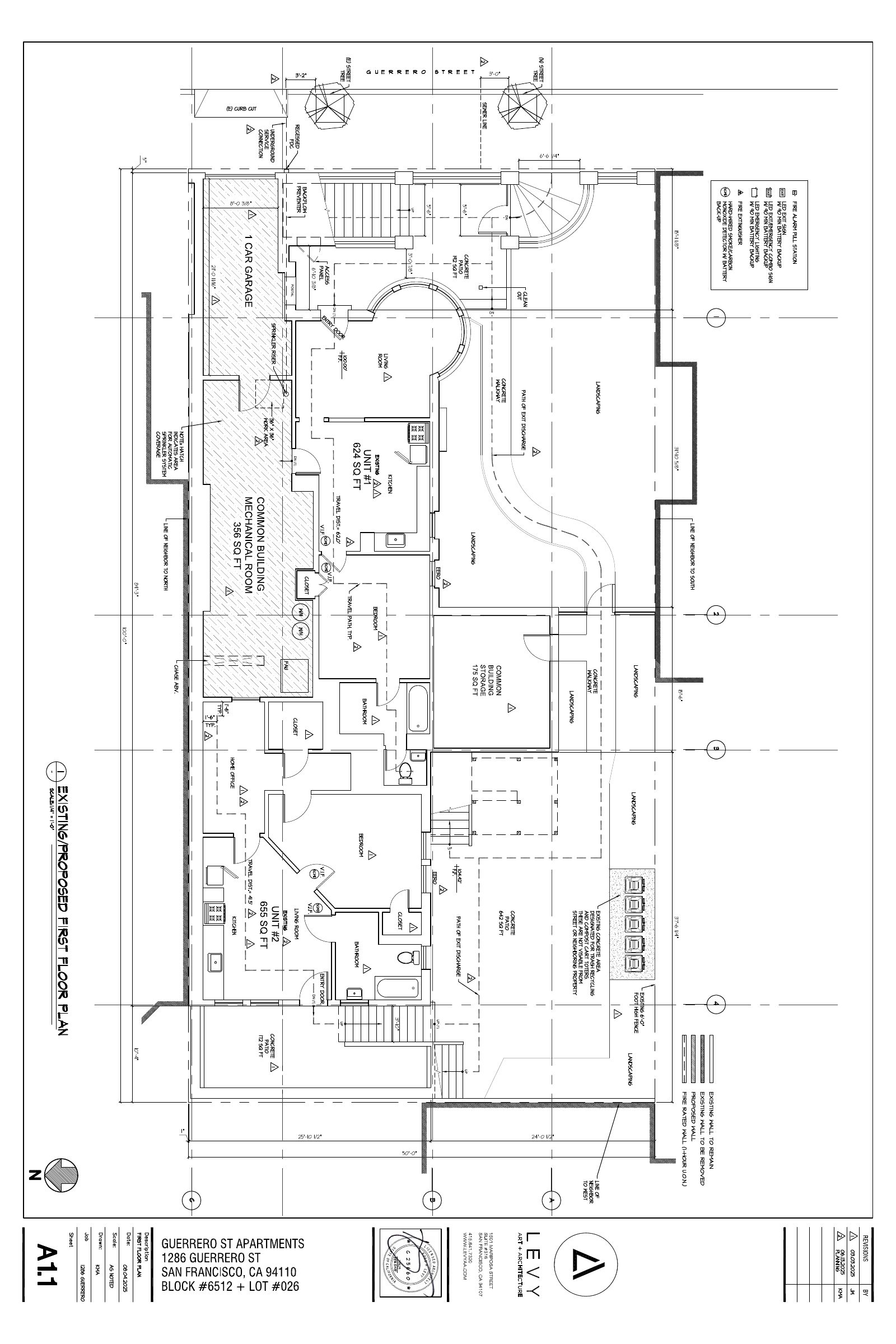 Floor Plan of 1286 Guerrero St