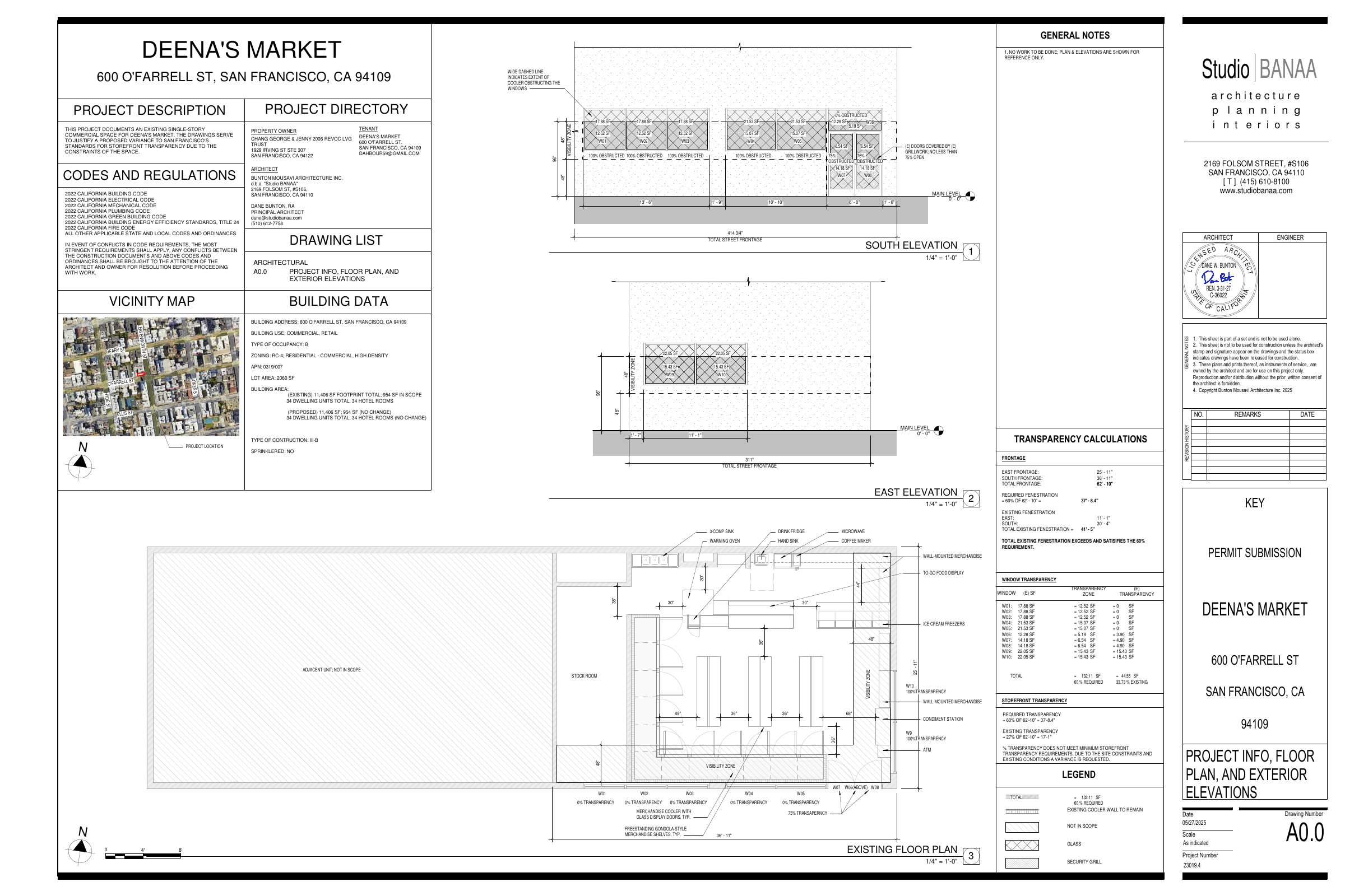 A0.0 PROJECT INFO, FLOOR PLAN, AND