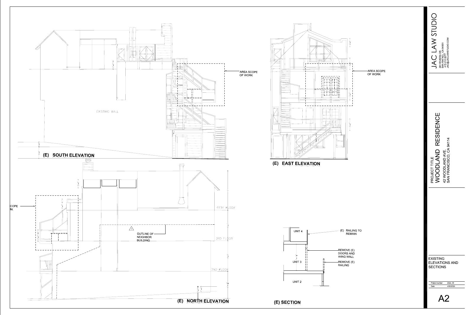 Elevation of 42 Woodland Ave
