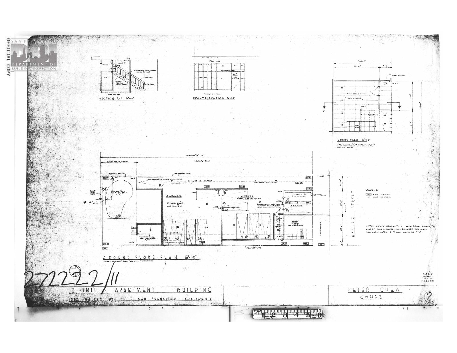 Elevation of 1235 Waller St
