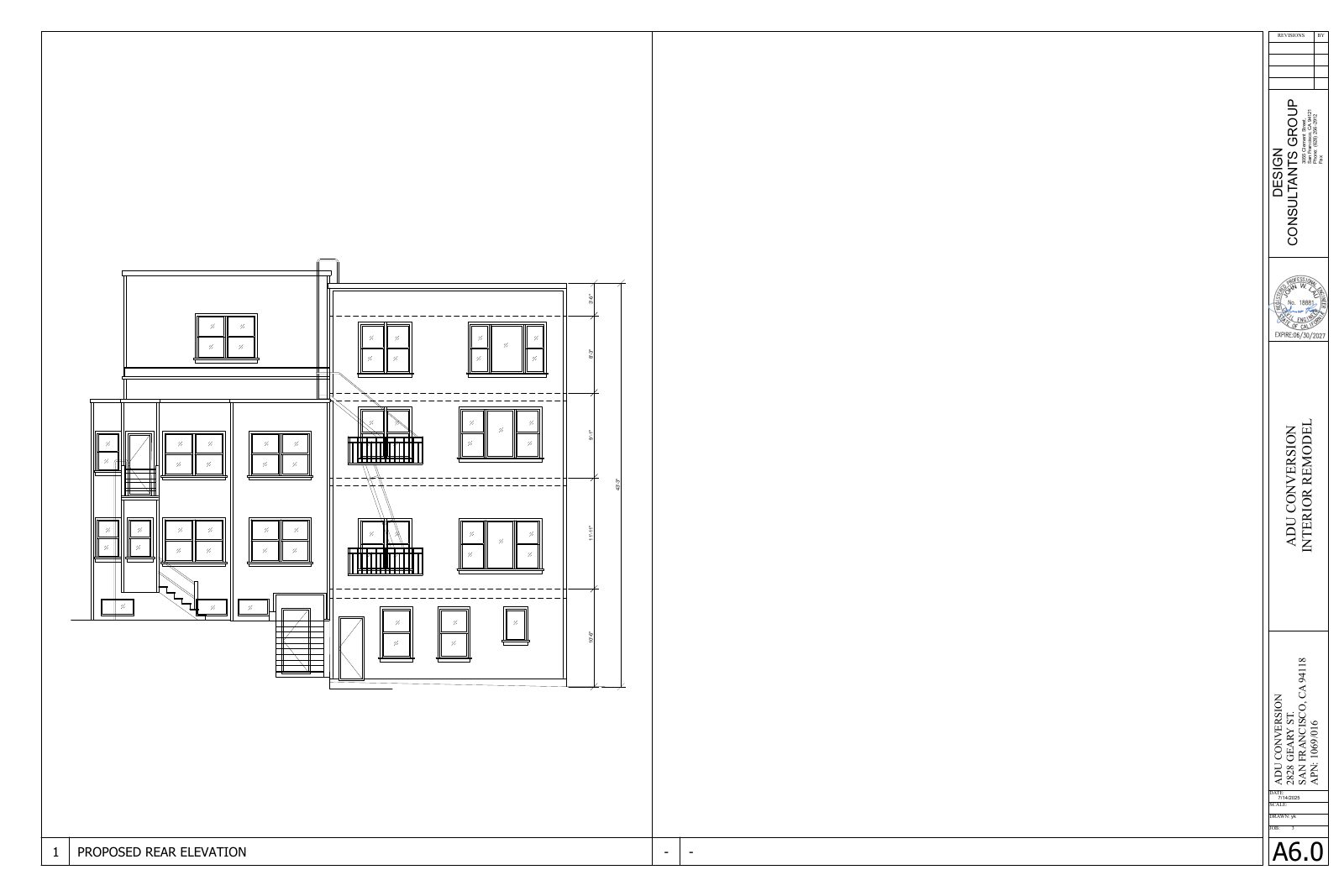 A6.0 Elevation