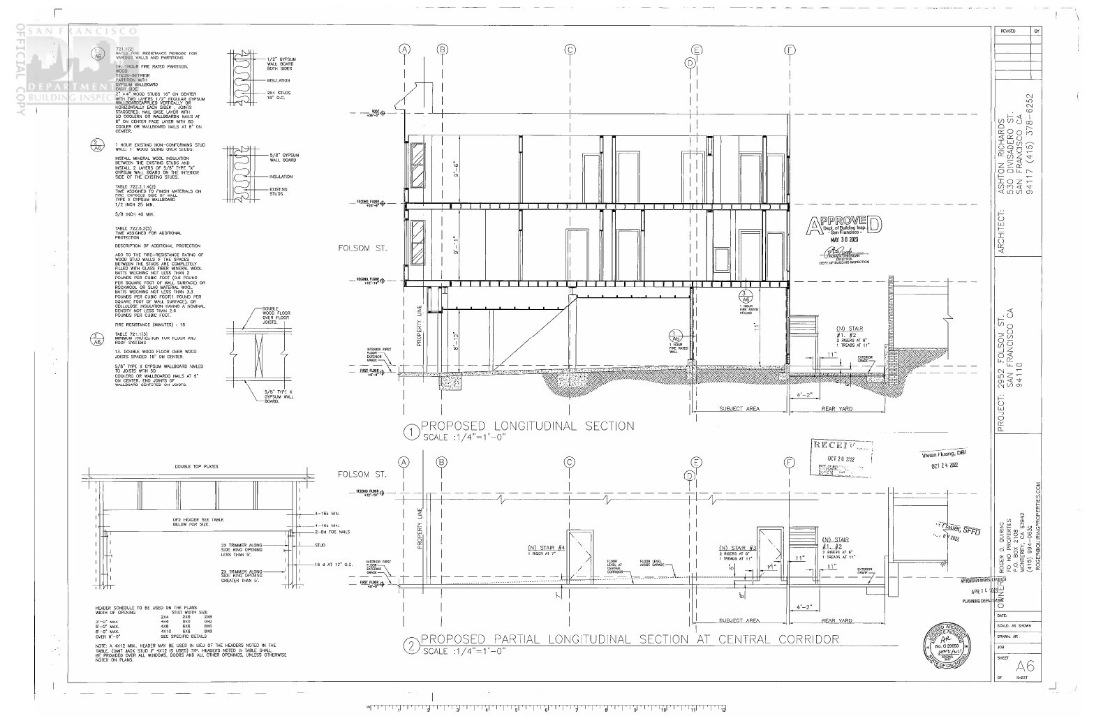 Elevation of 2952 Folsom St