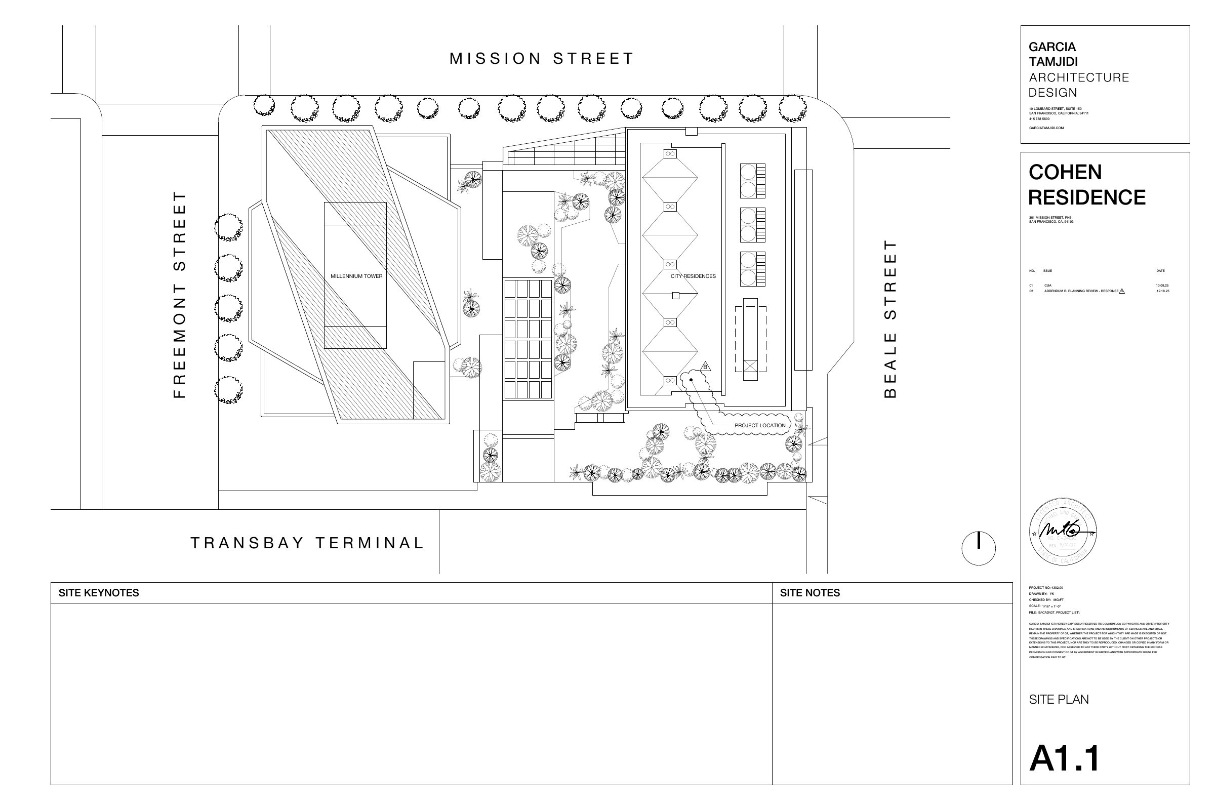 A1.1 SITE PLAN