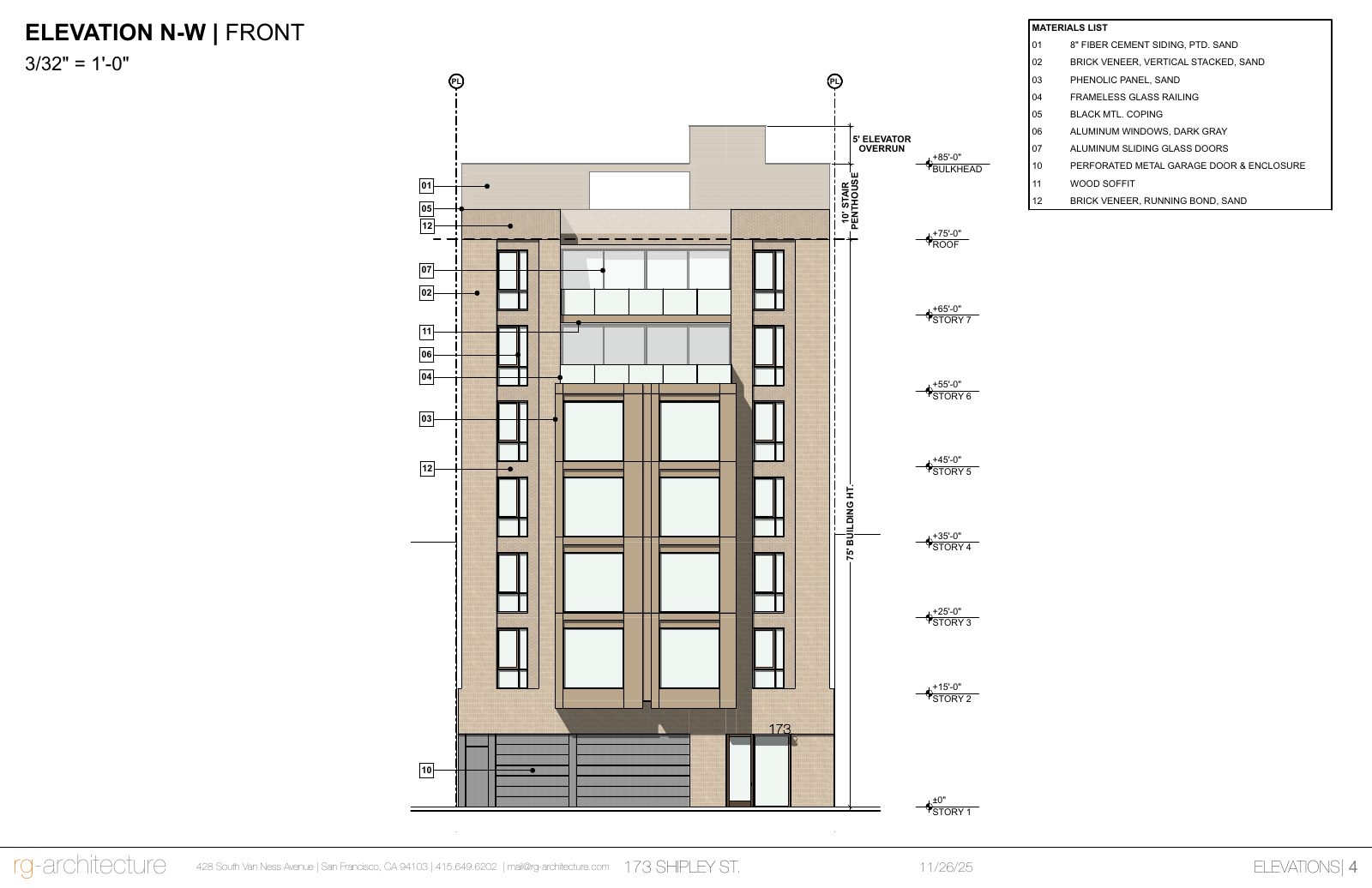 Elevation N-W