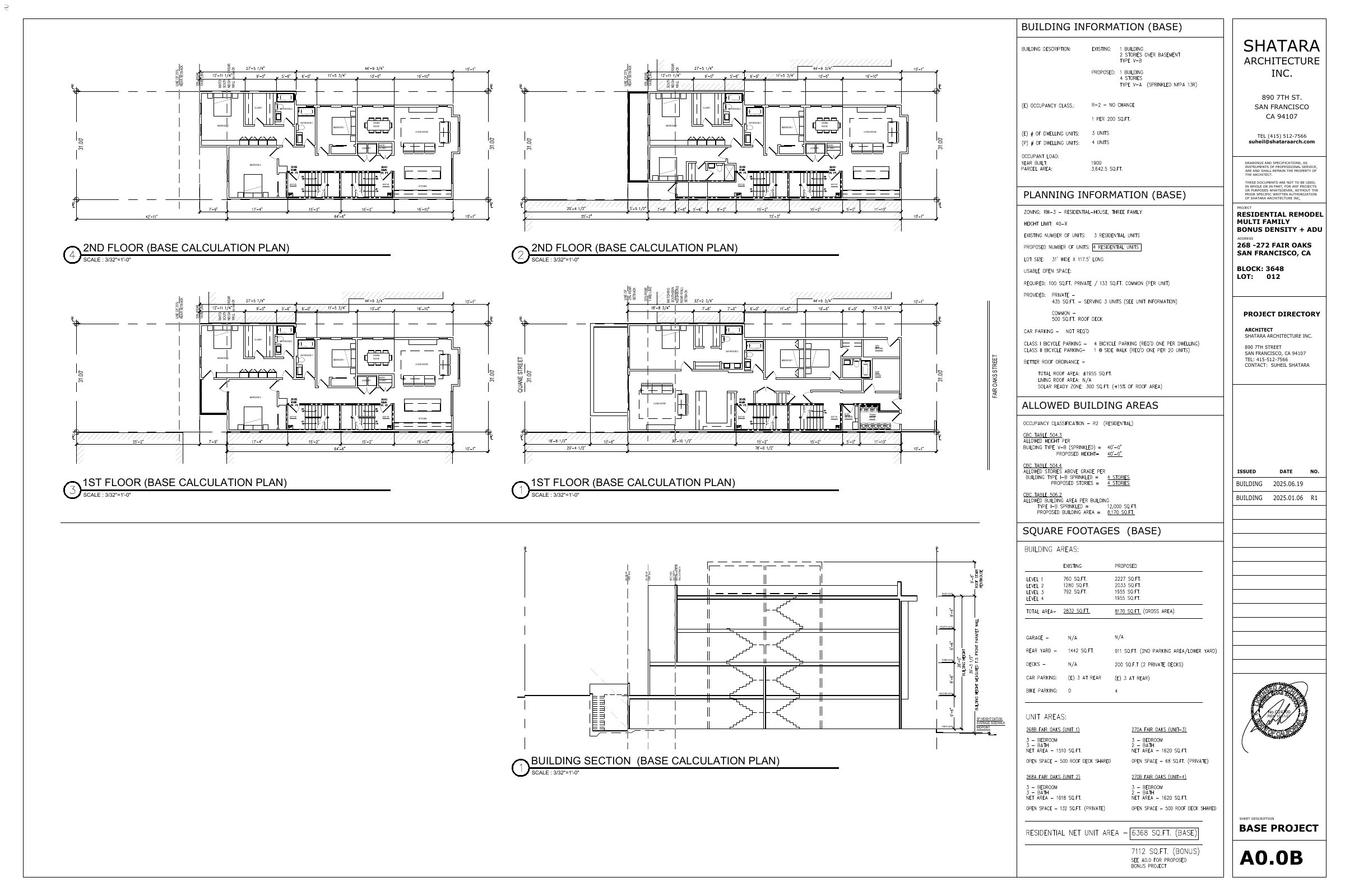 Floor Plan of 268 Fair Oaks St