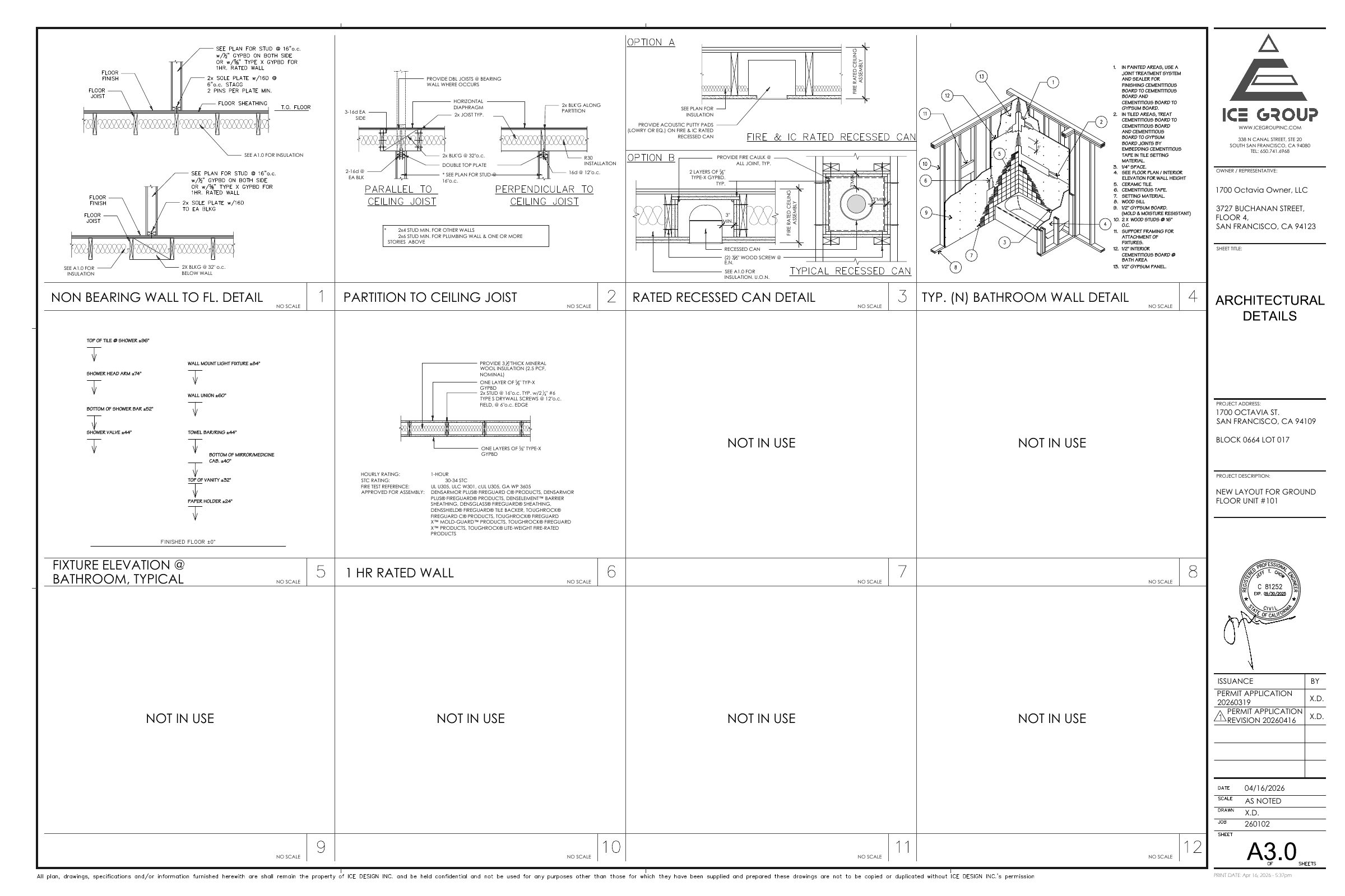 A1.0 COVER SHEET, GENERAL NOTES, ABBREVIATIONS &