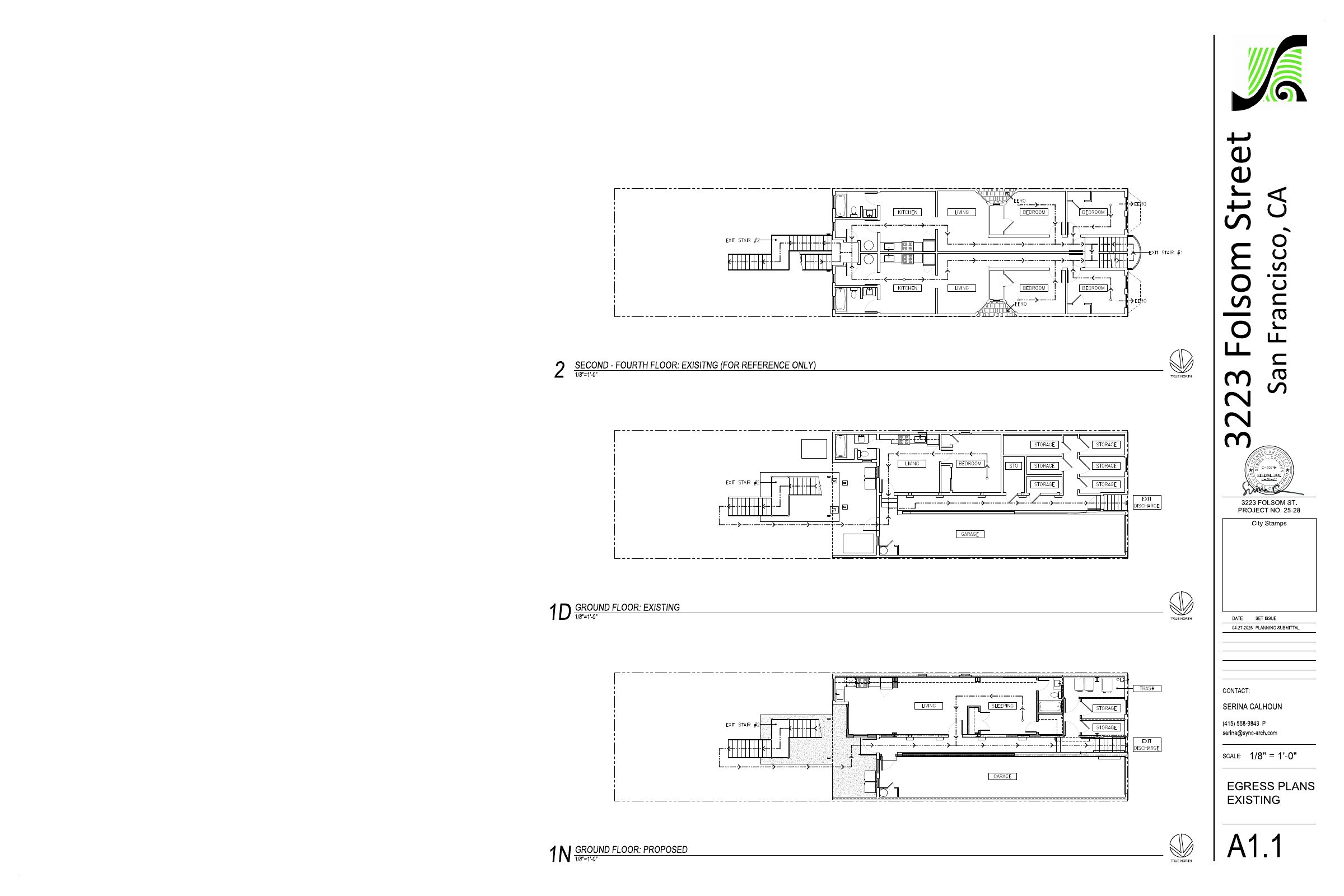 Floor Plan of 3225 Folsom St