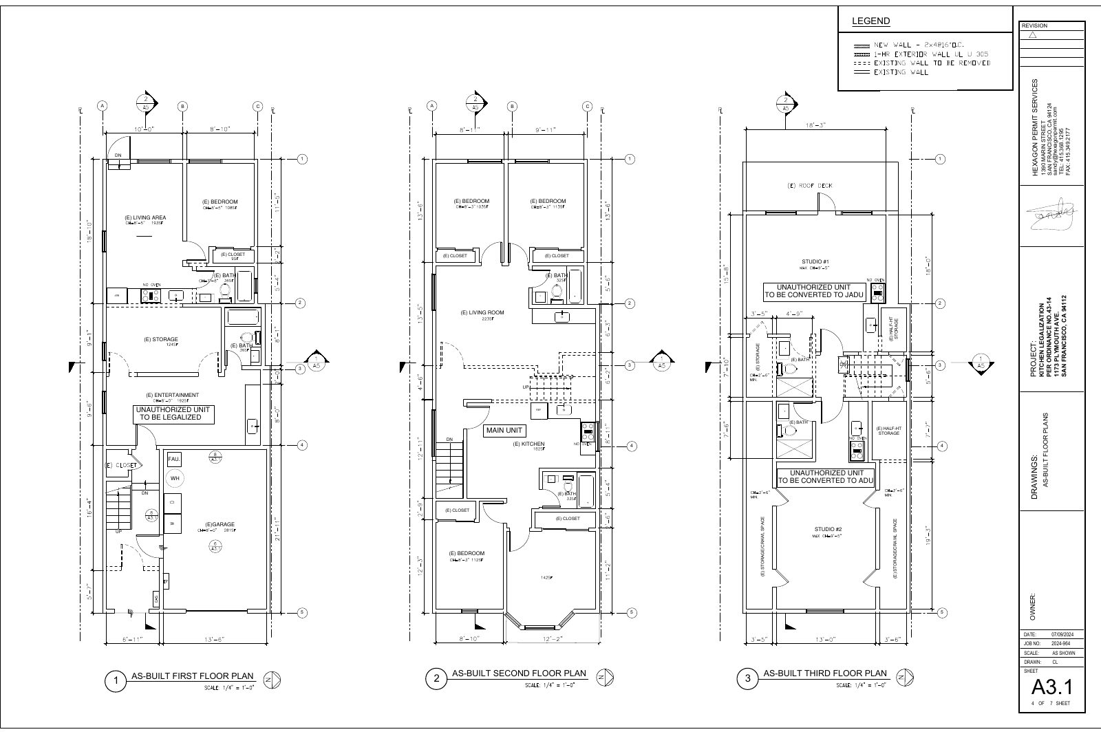 A3.1 Floor Plans