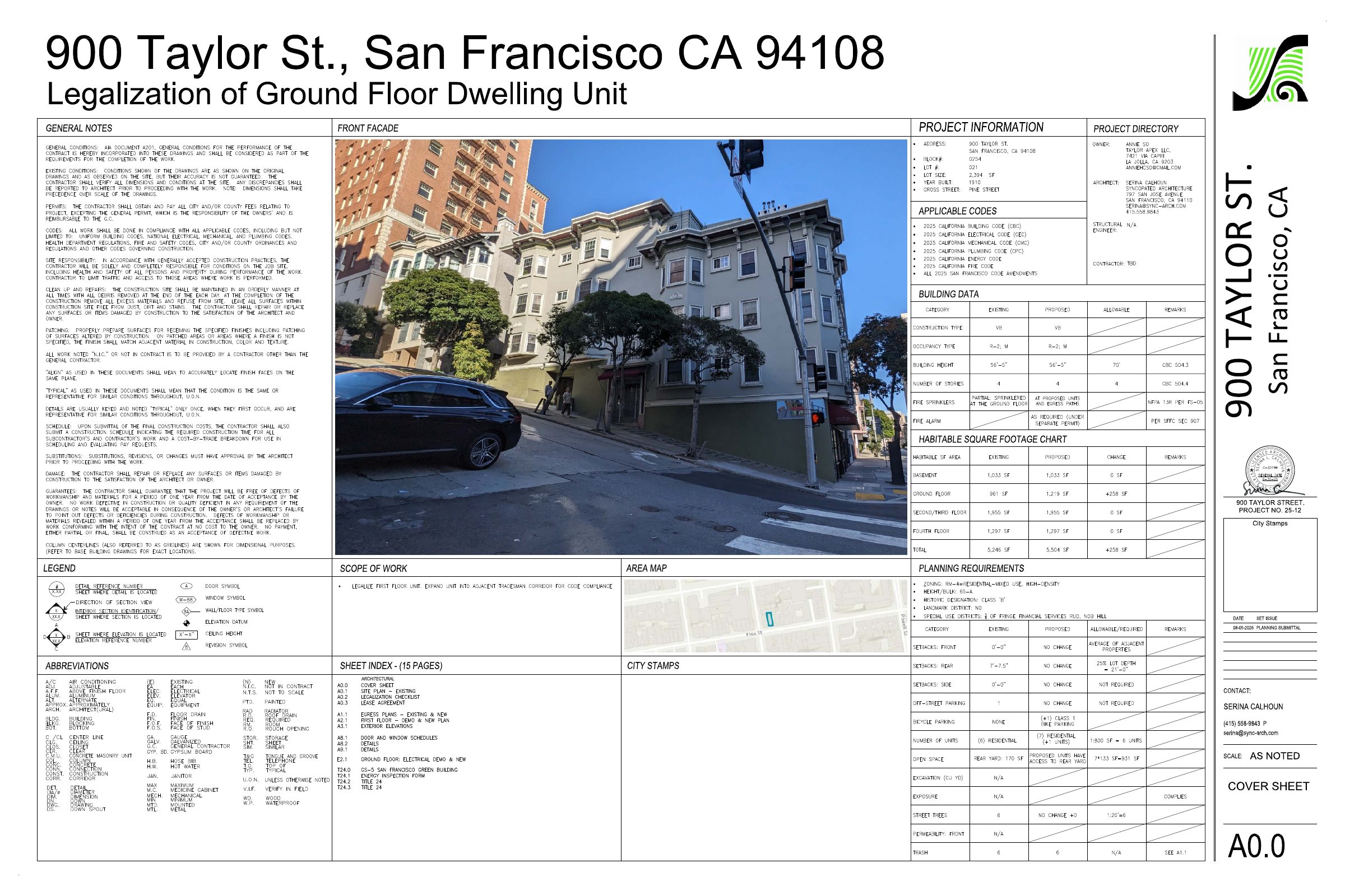 Context of 900 Taylor St