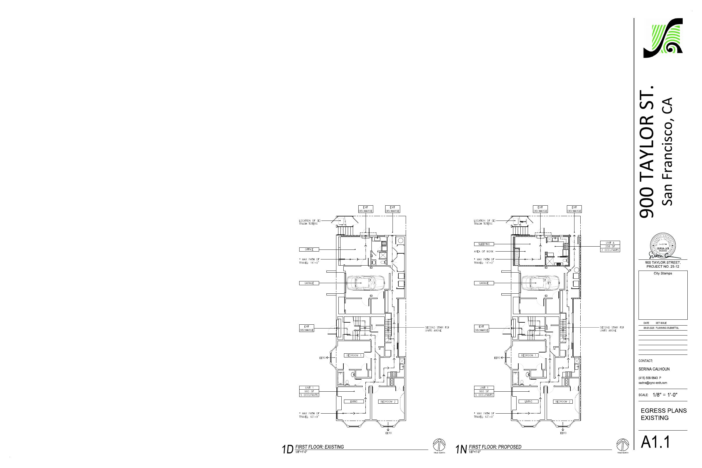 Floor Plan of 900 Taylor St